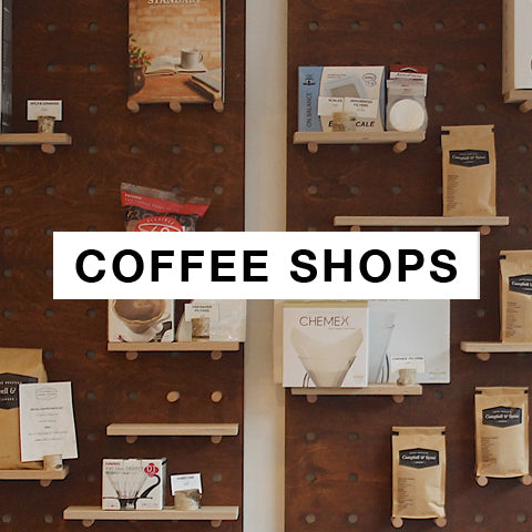 Coffee shop fit-outs with bespoke pegboards by Kreisdesign