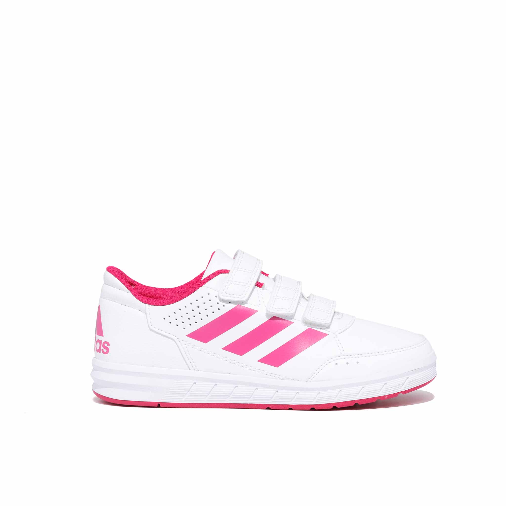 ego Vaca Acurrucarse Tenis Adidas AltaSport Niña BA9450 Escolar Blanco/Rosa