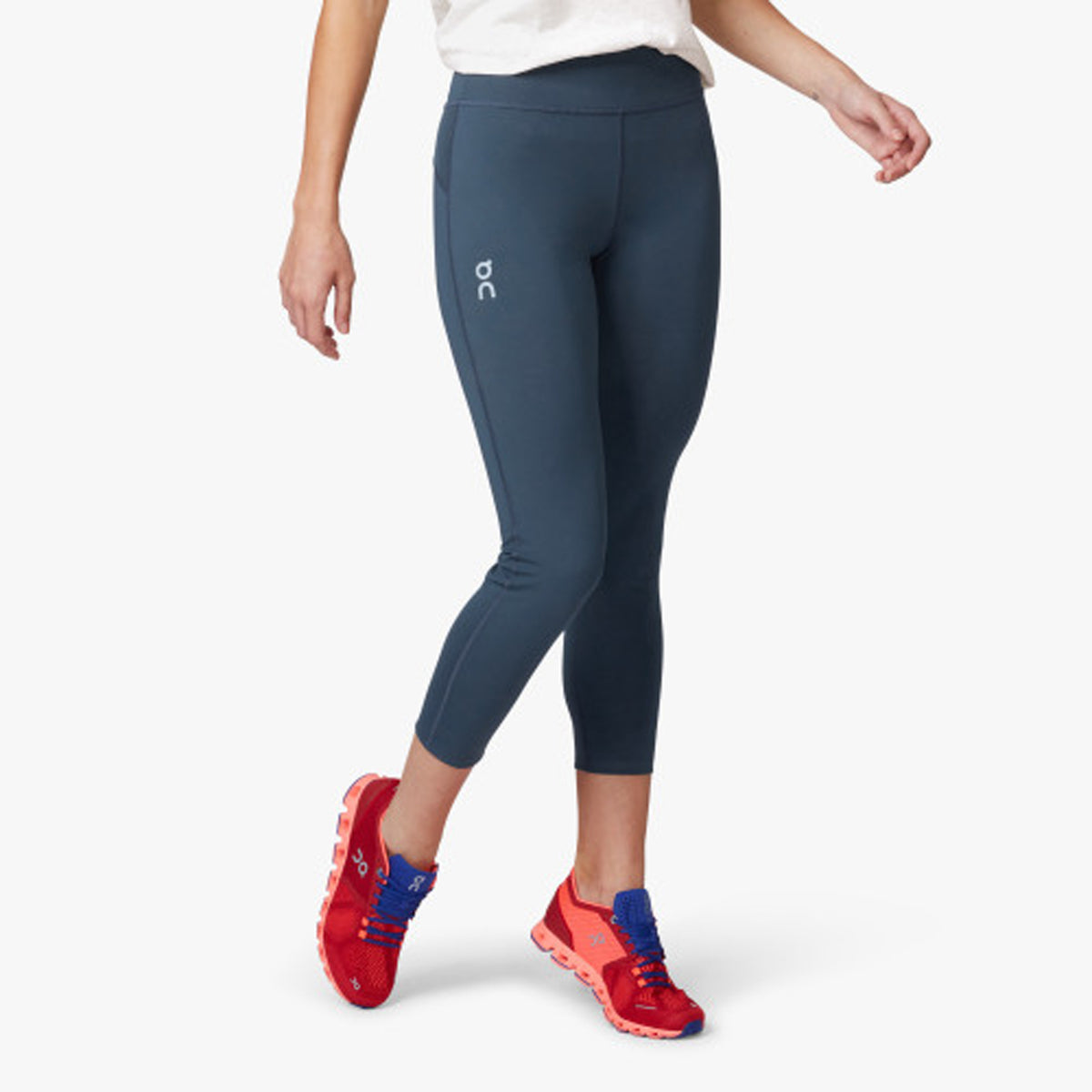 ladies navy running leggings