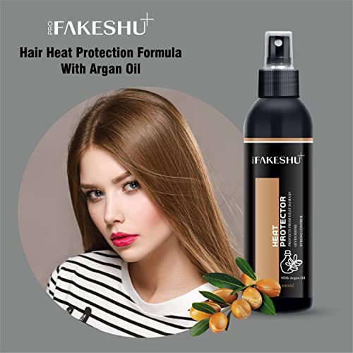 PRO FAKESHU+ Heat Protection Spray For Hair Straightener With Argan Oi –  