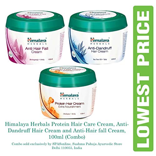 Himalaya Herbals Protein Hair Cream, Anti-Dandruff Hair Cream and Anti –  