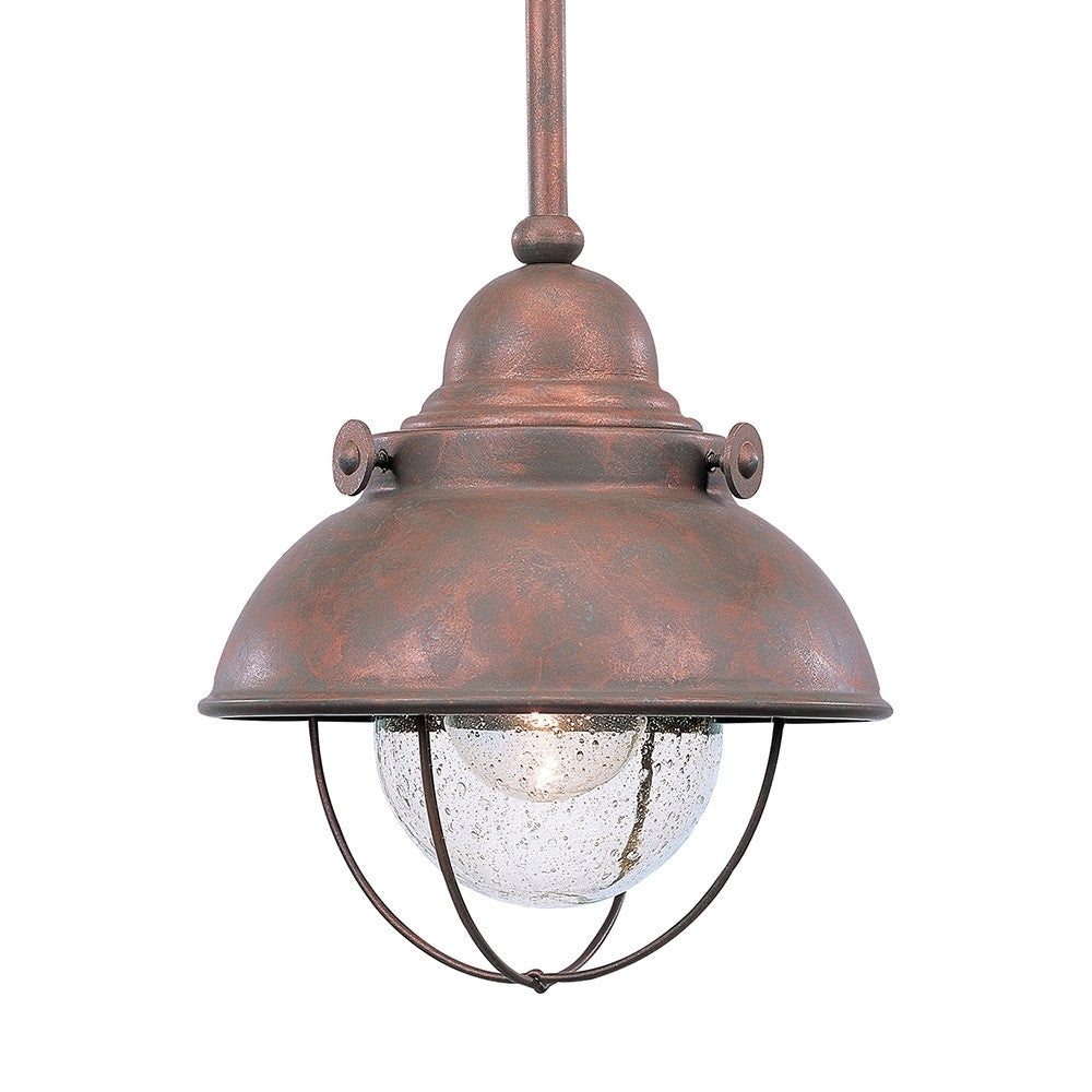 Weathered Copper Outdoor Mini Pendant, Lighting, Laura of Pembroke