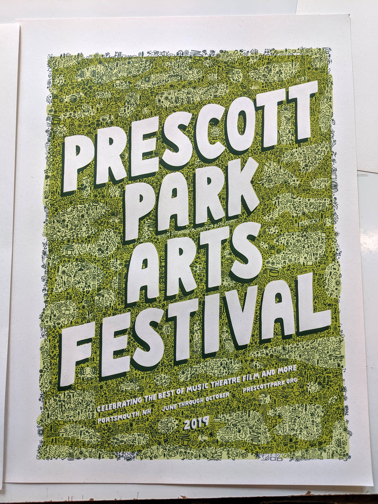 Brainstorm Event poster for summer 2019 Prescott Park Arts Festival