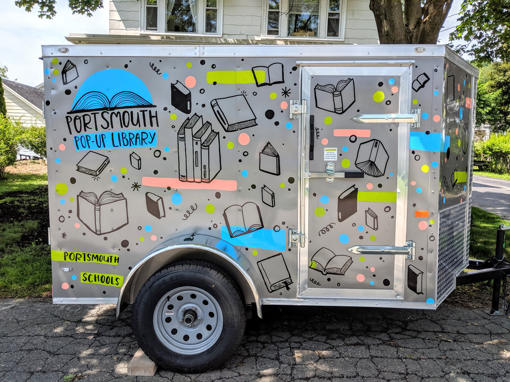 Brainstorm Library Bookmobile for the Portsmouth Middle School