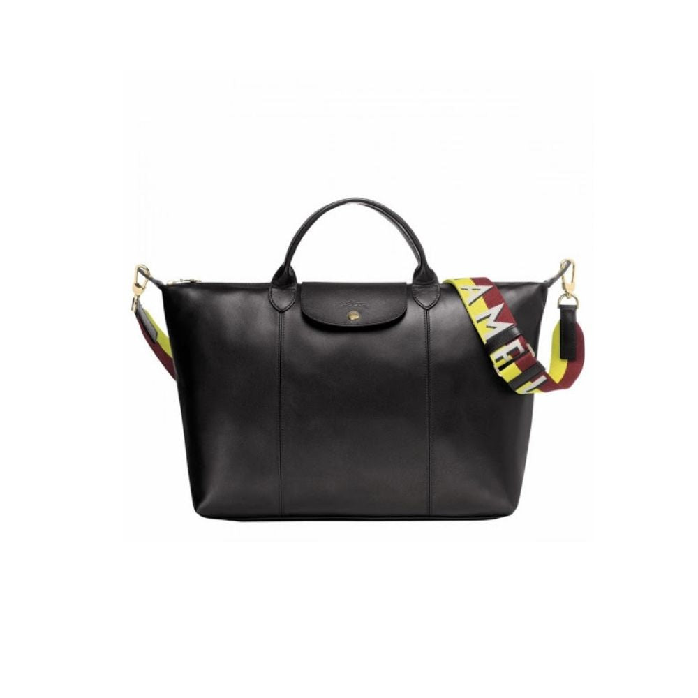 longchamp le pliage cuir webbing