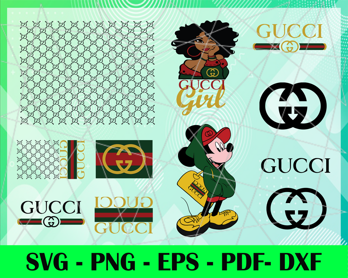 Gucci Pattern Svg Gucci Svg Designs Gucci Logo Pattern Svg Cut Files 6688svg Store