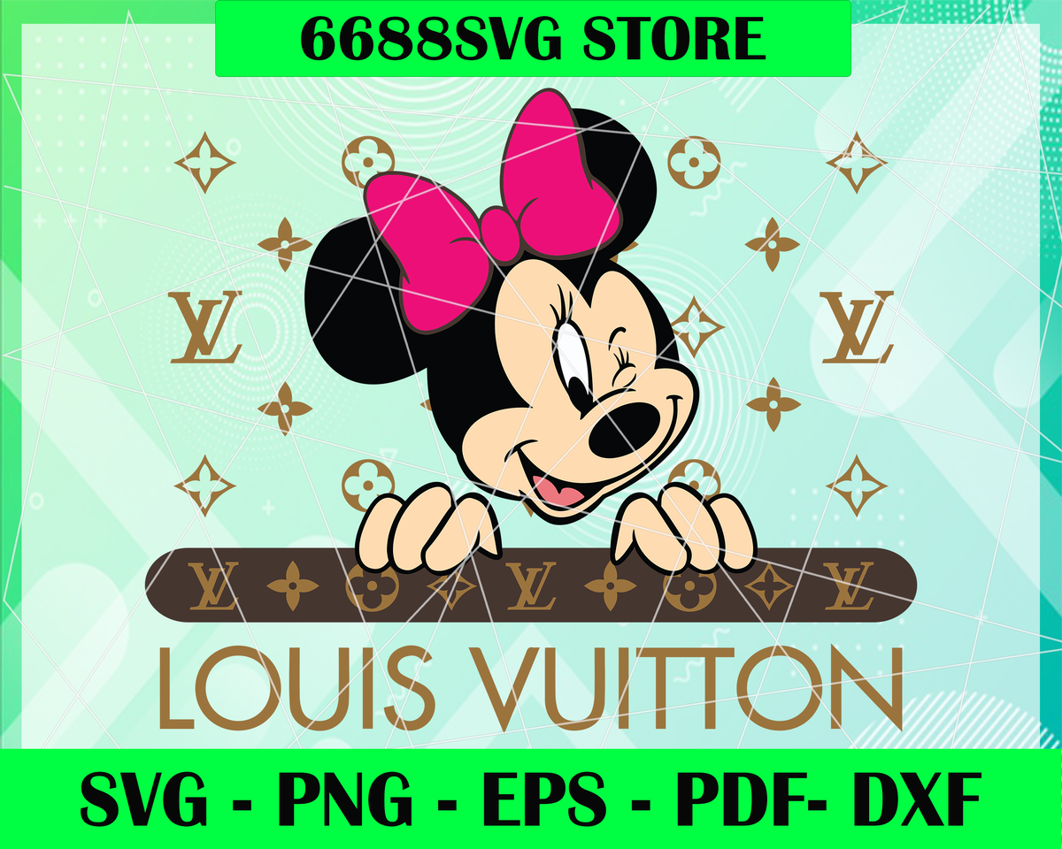 LV Mickey Mini Logo Trending Svg, LV Logo, Louis Vuitton Mickey