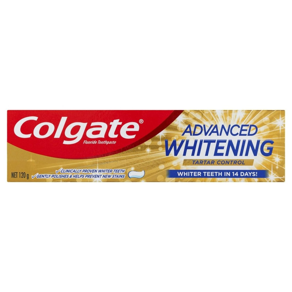 colgate advanced whitening tartar control toothpaste