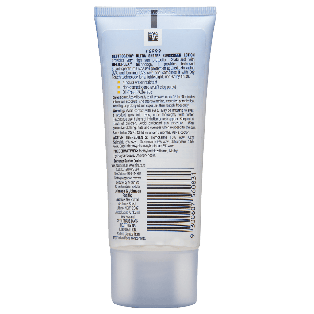 neutrogena sunscreen 100ml