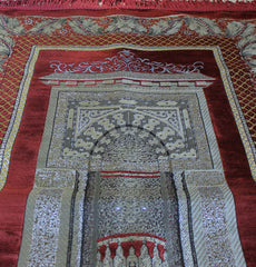Luxury Thin Turkish Muslim Prayer Mat Gift Box Set