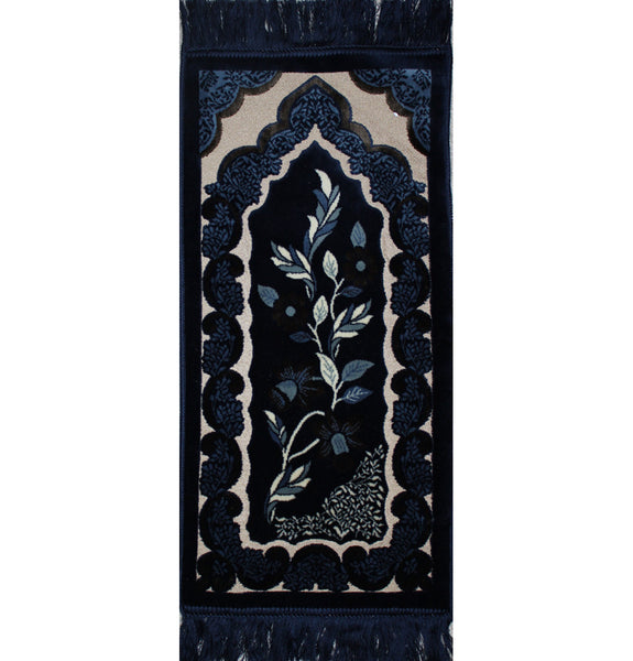 Child Velvet Islamic Prayer Rug Mat Small