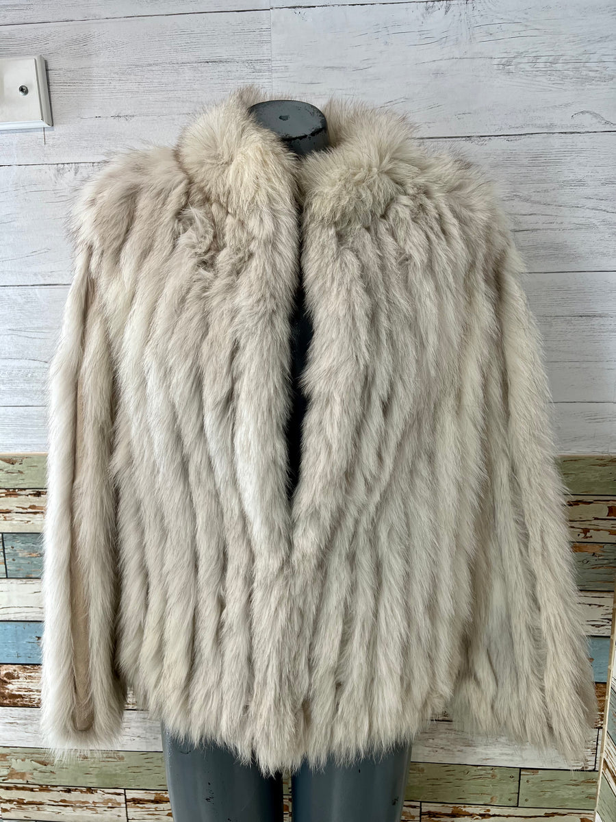 80s Fox Fur Coat By Saga Fox – Hamlets Vintage