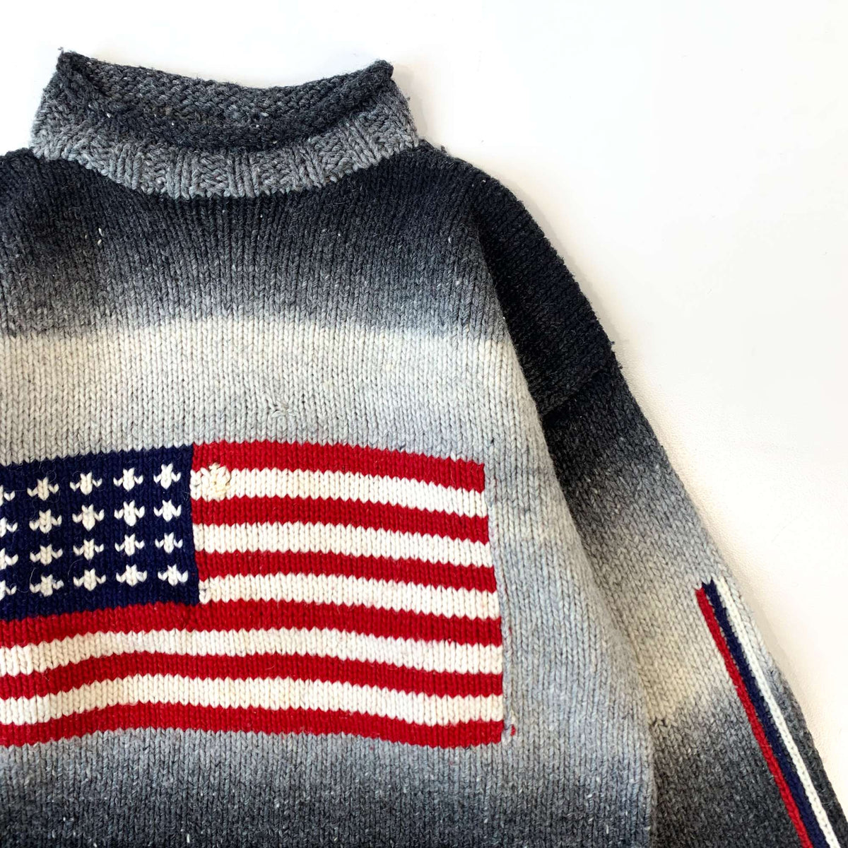 希少 Vintage Ecuador Roll Neck Star Knit | www ...