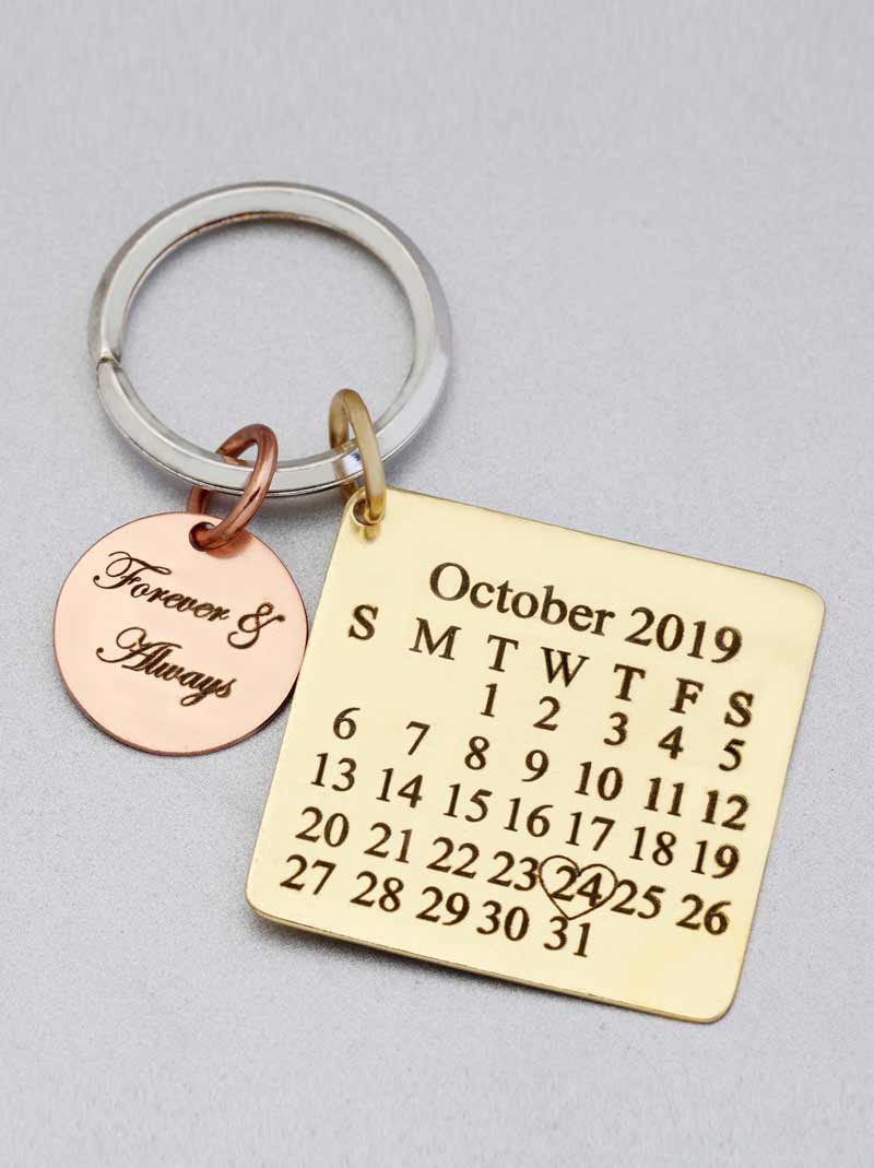 Tipsyfly Calendar Keychain