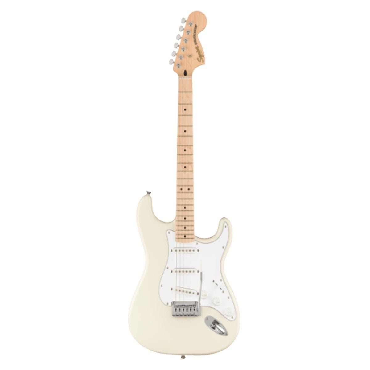 Squier Affinity Series Stratocaster, Maple Fingerboard, White