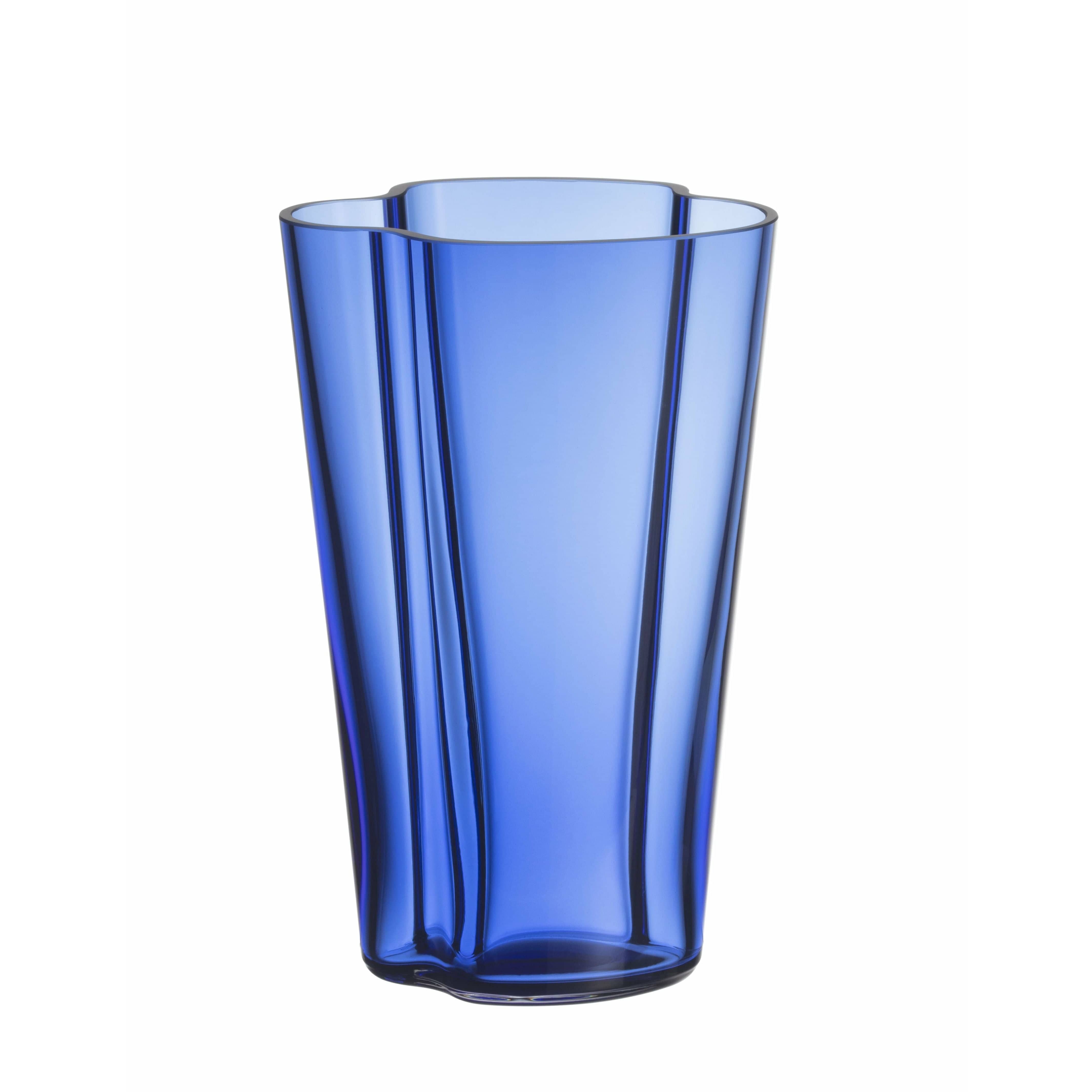 Tragisk Være couscous Iittala Aalto vase 22cm, ultramarinblå