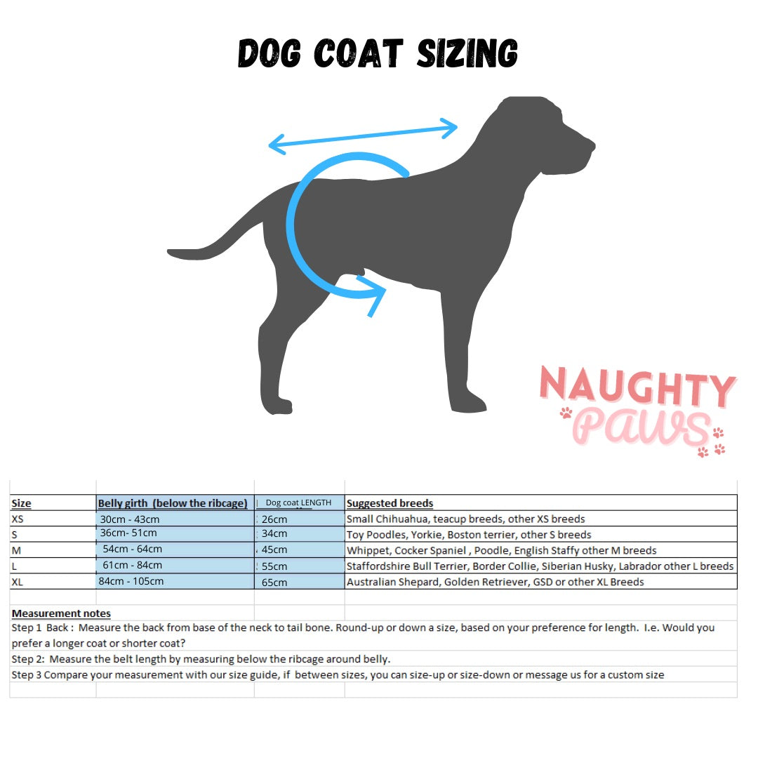 "Prince" Dog coat