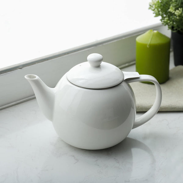 Sweese 221.101 Porcelain Teapot with Stainless Steel Infuser