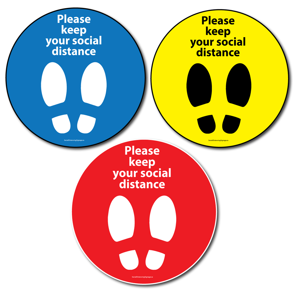 Please Keep Your Social Distance Floor Sign Social Distancing Signs Social Distancing Signs Canada