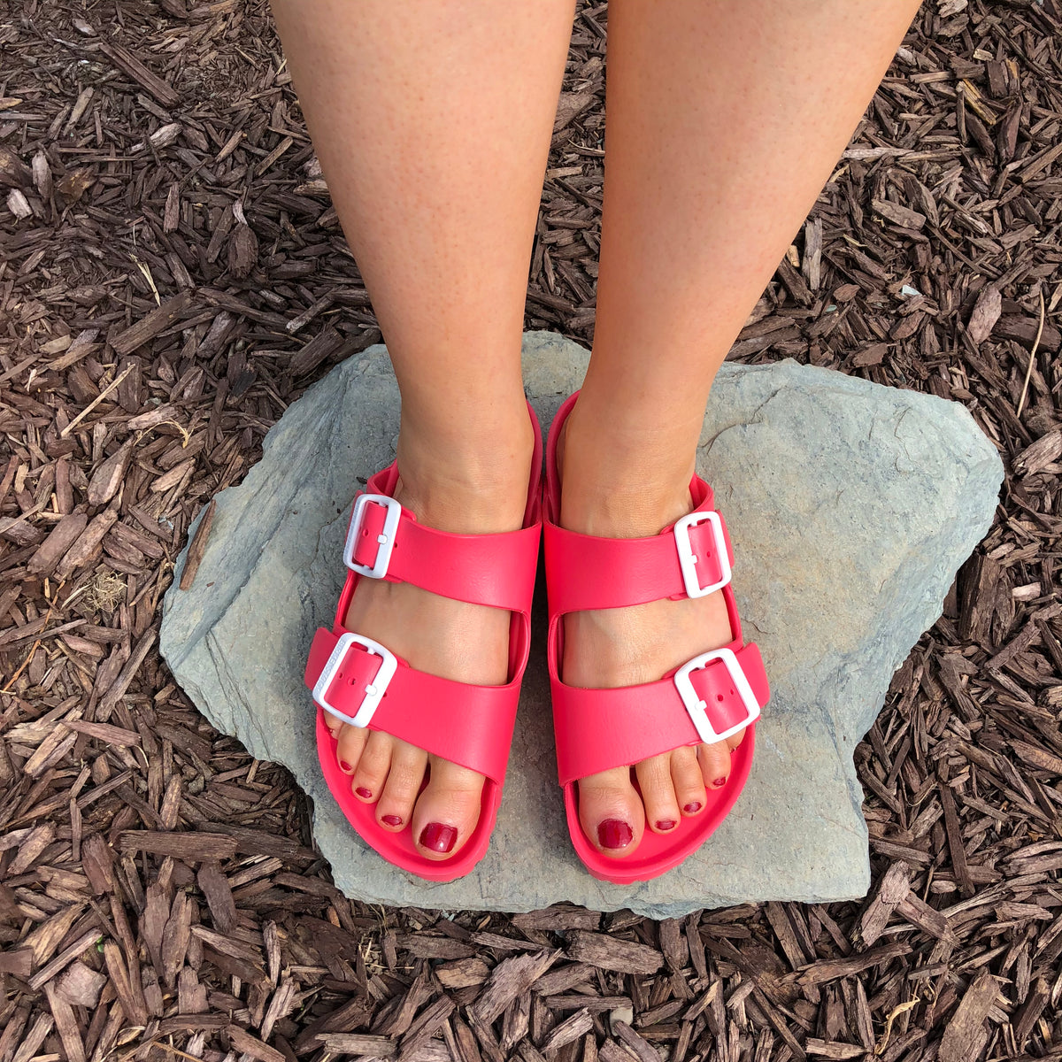 birkenstock coral eva