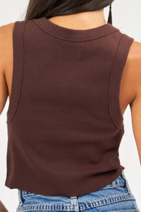 A Heather Singlet Cocoa