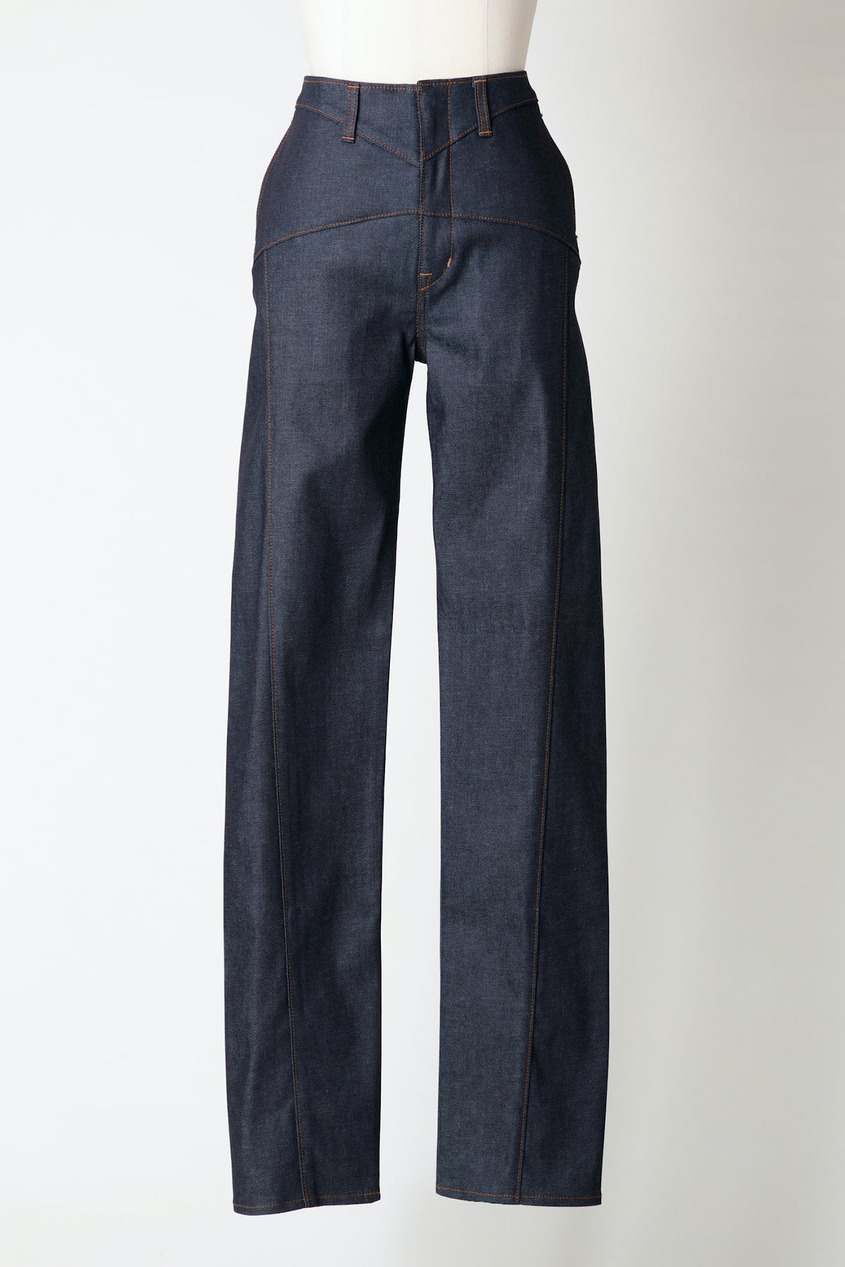 専用FETICO 12OZ HIGH-RISE COATING JEANS-