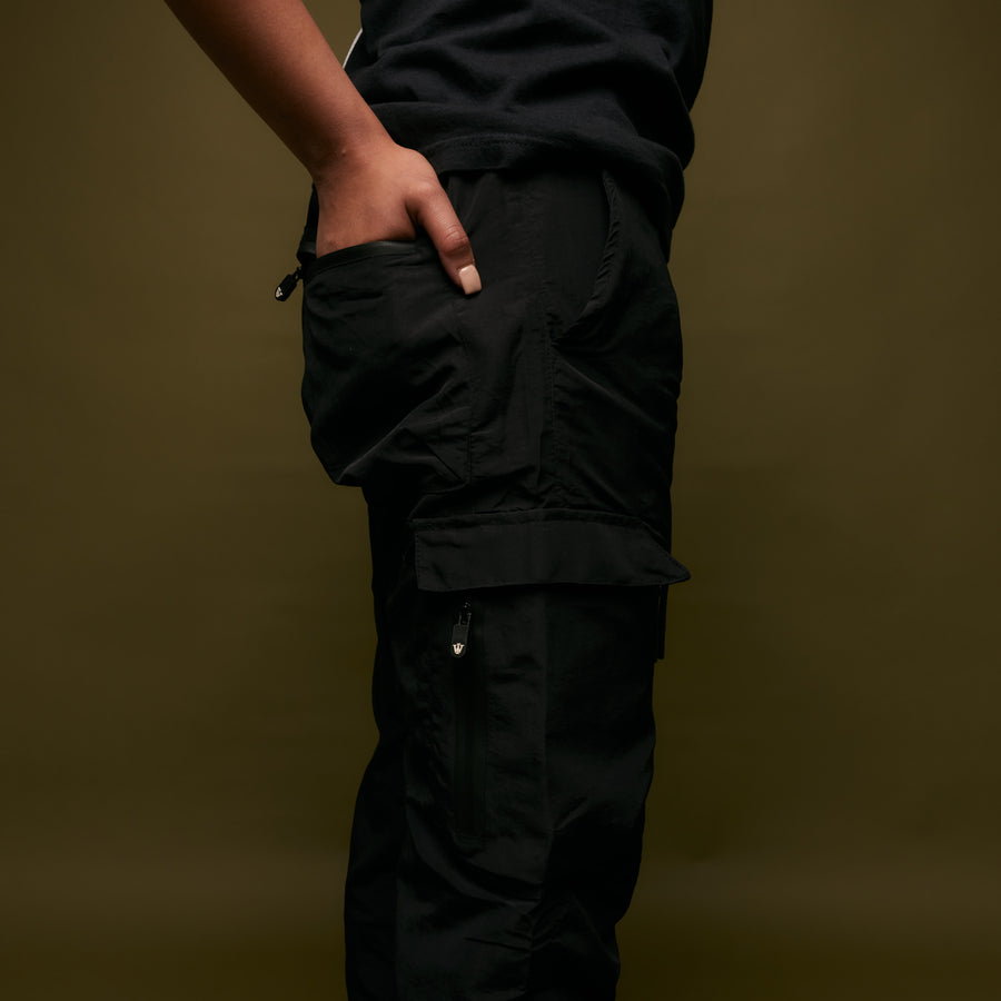 TIYV Utility Cargo Pants (Black)