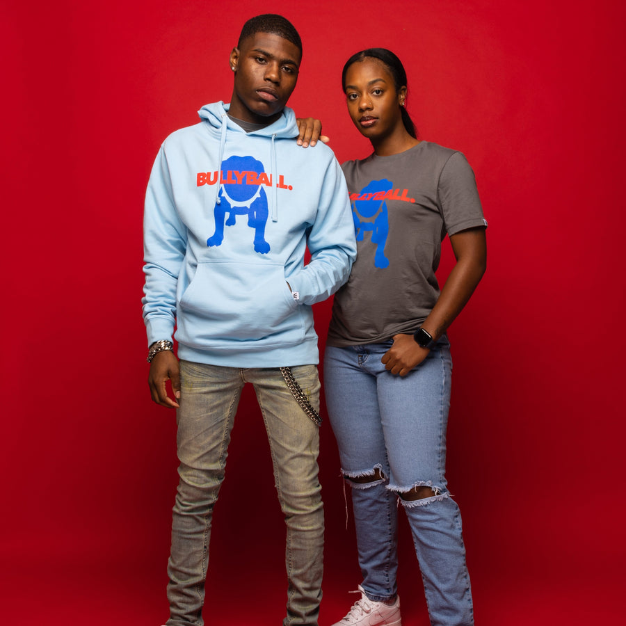 Bullyball x Louisiana Tech Collab Hoodie (Light Blue/Red/Blue)