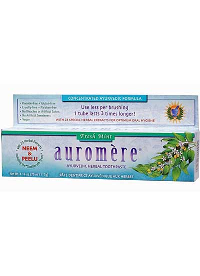 auromere fresh mint toothpaste