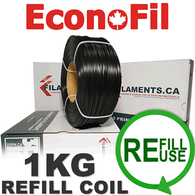 EconoFil REFILL 3d Printer Filaments Canada