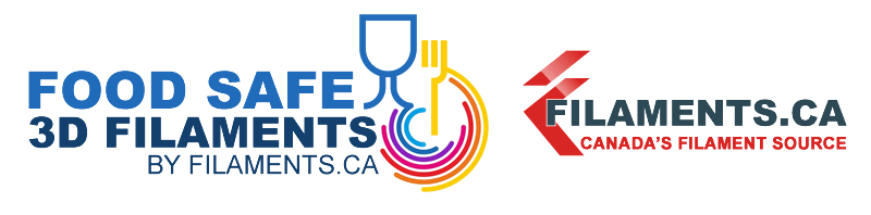 Filaments.ca True Food Safe PLA 3D Printing Filament Canada