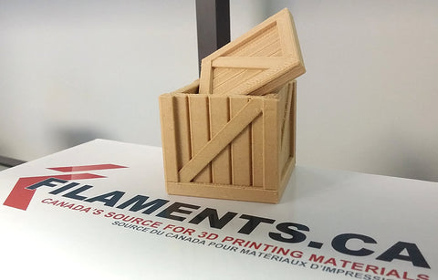 3D printing wood PLA