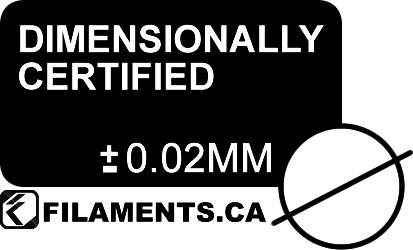 0.02mm 3D filament Canada