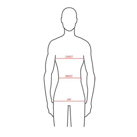 XTM mens measuring diagram