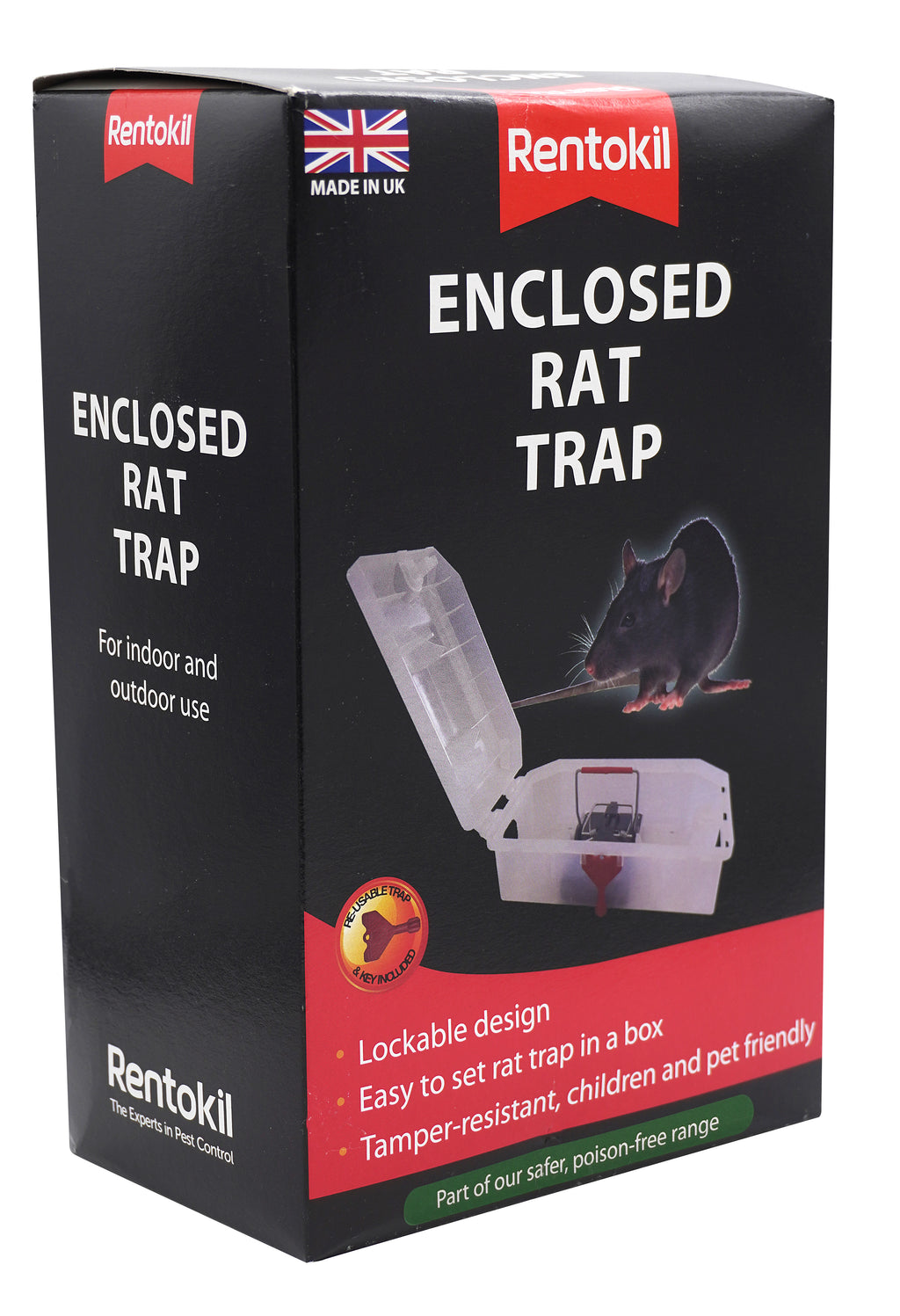 Rentokil Rat Killer Outdoor Bait Box Pest Control Rodent Bait