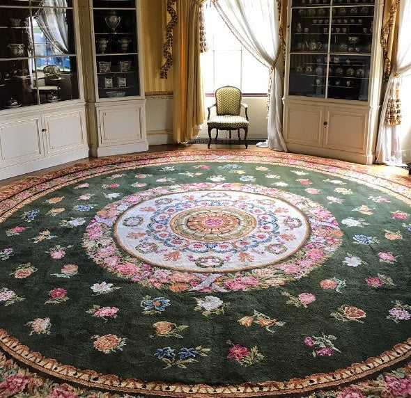 David Bamford carpet rug Goodwood House bespoke weaving