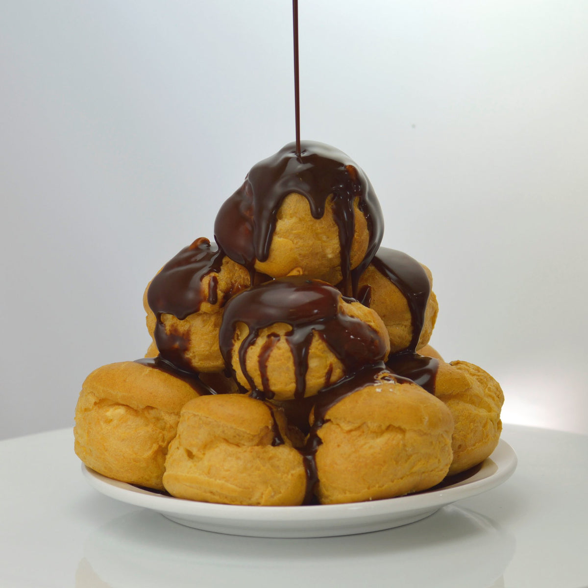 Profiteroles with Chocolate Sauce – Nectar Patisserie