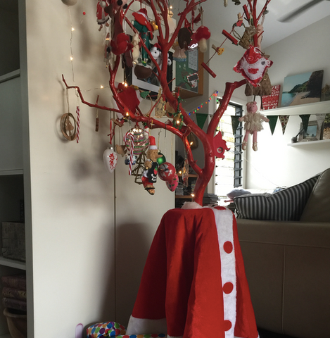 home made Christmas tree