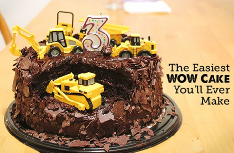 construction birthday cake 