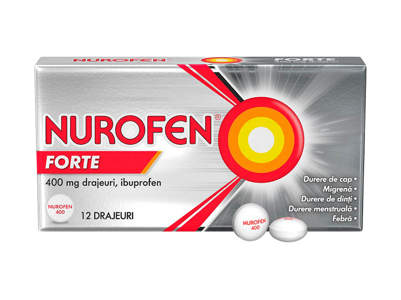 konkurrerende Playful biologi Nurofen Forte 400 mg drajeuri | ff.md