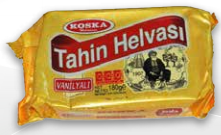 Турецкая тахинная халва со вкусом ванили, классическая,