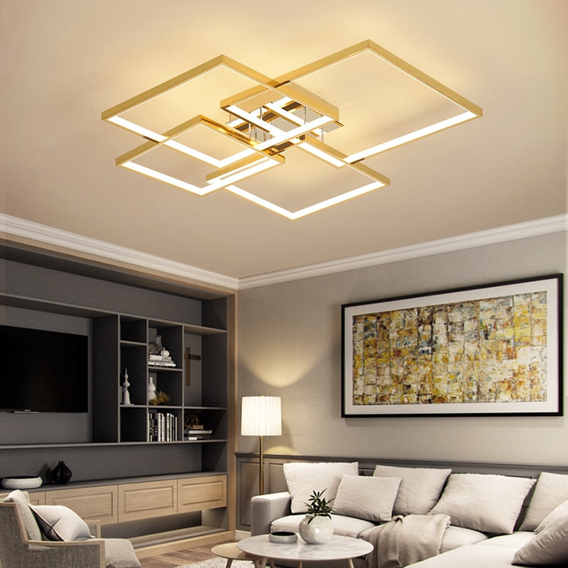 ceiling lights gold colour