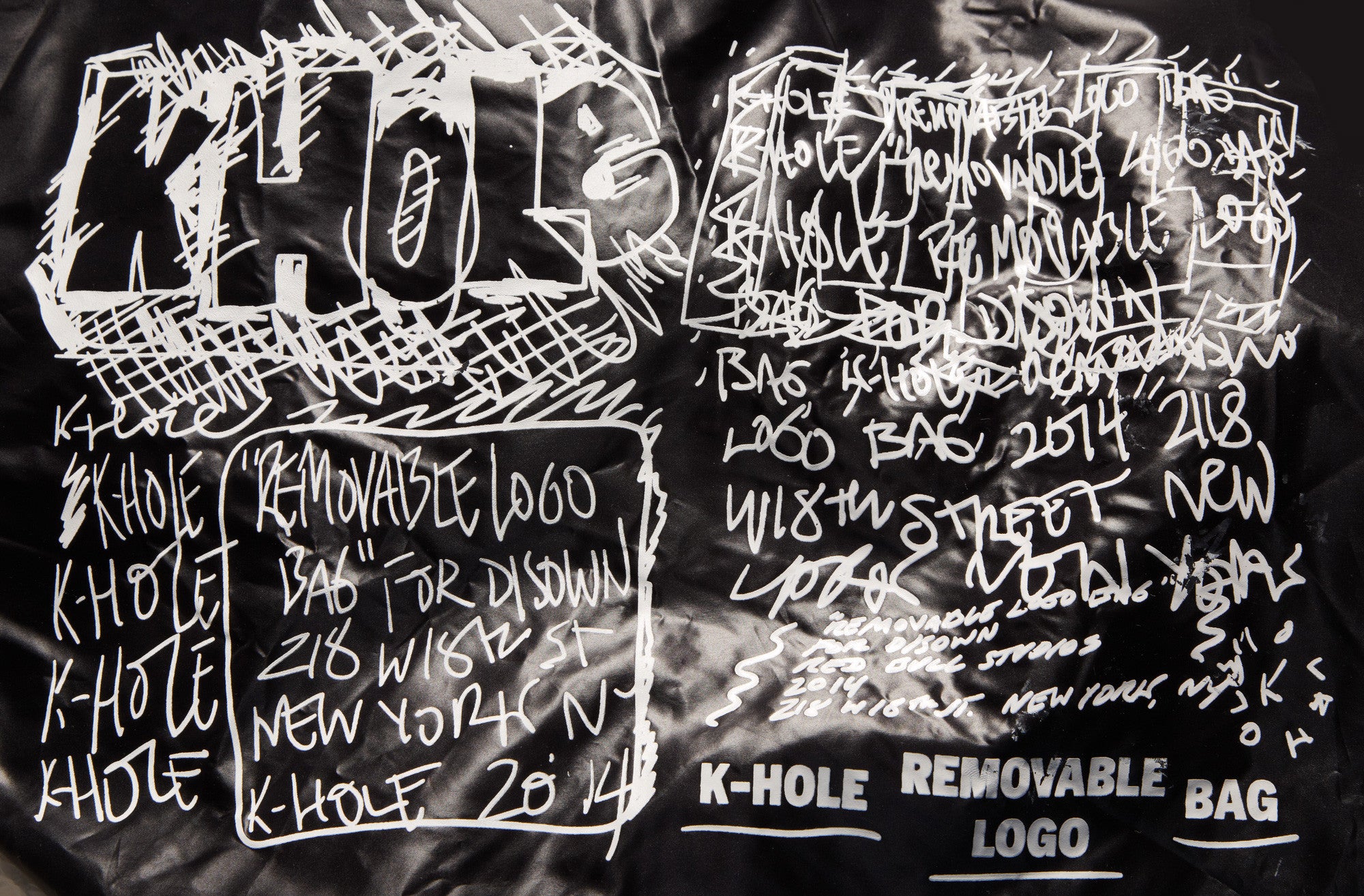 k-hole removable logo bag – disown