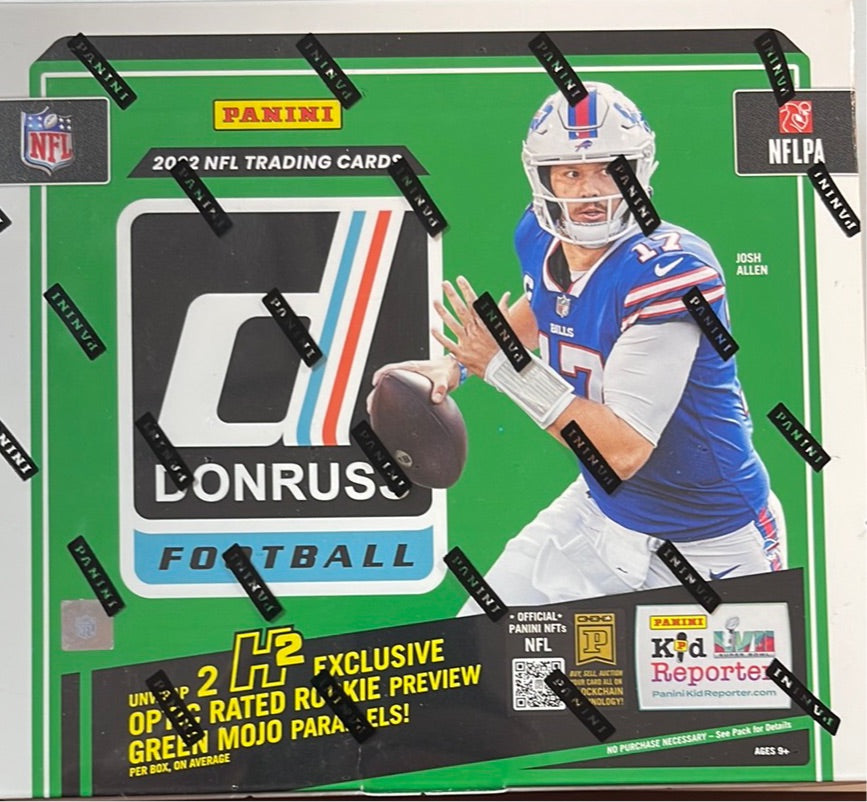 2022 Panini Donruss Football Jumbo Value Pack NFL TRADING