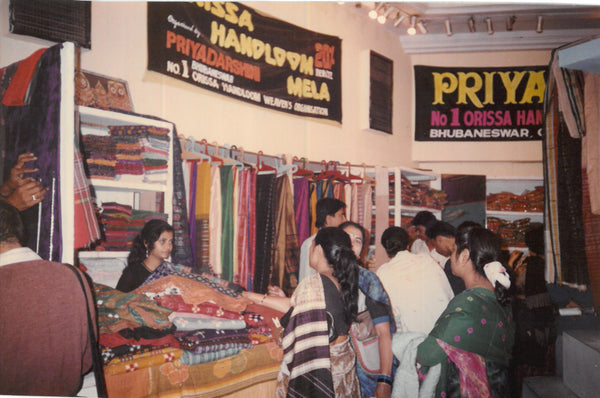 Blind School, New Delhi , Odisha handloom Exhibition