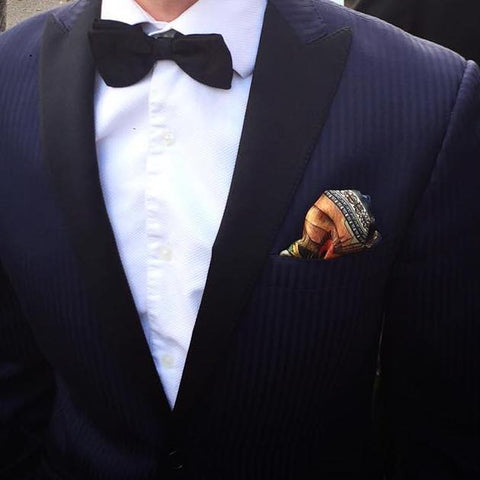 Pocket square for tuxedo