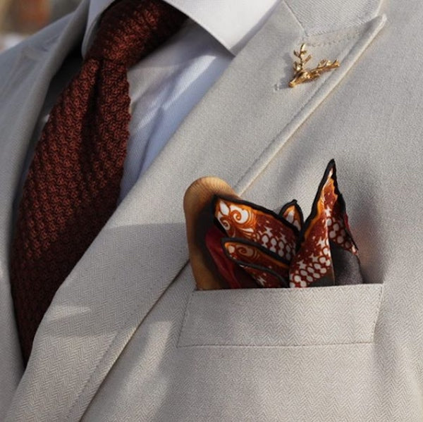 Silk pocket square