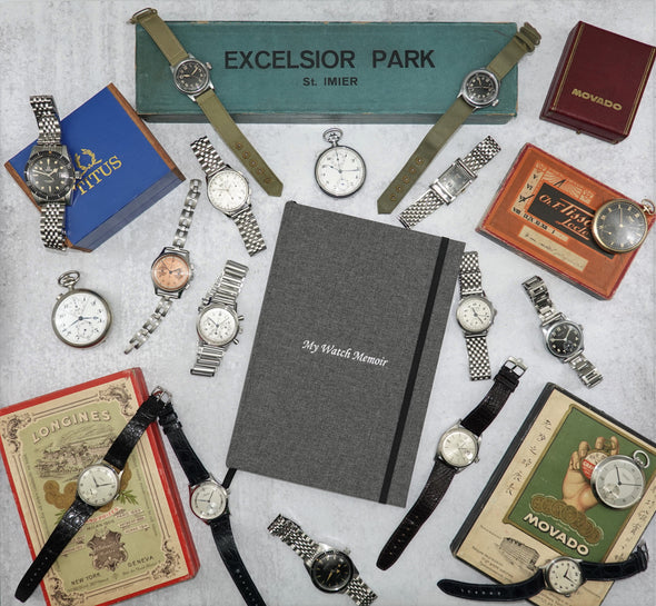 My Watch Memoir Book Vintage Watch Collection Vintage Watch Vintage Diver Vintage Chronograph Vintage Pocket Watch Horology Watch Book Watch Journal