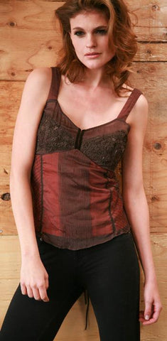 Nataya Camisole in terracotta