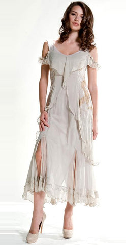 White romantic style dresses by Nataya